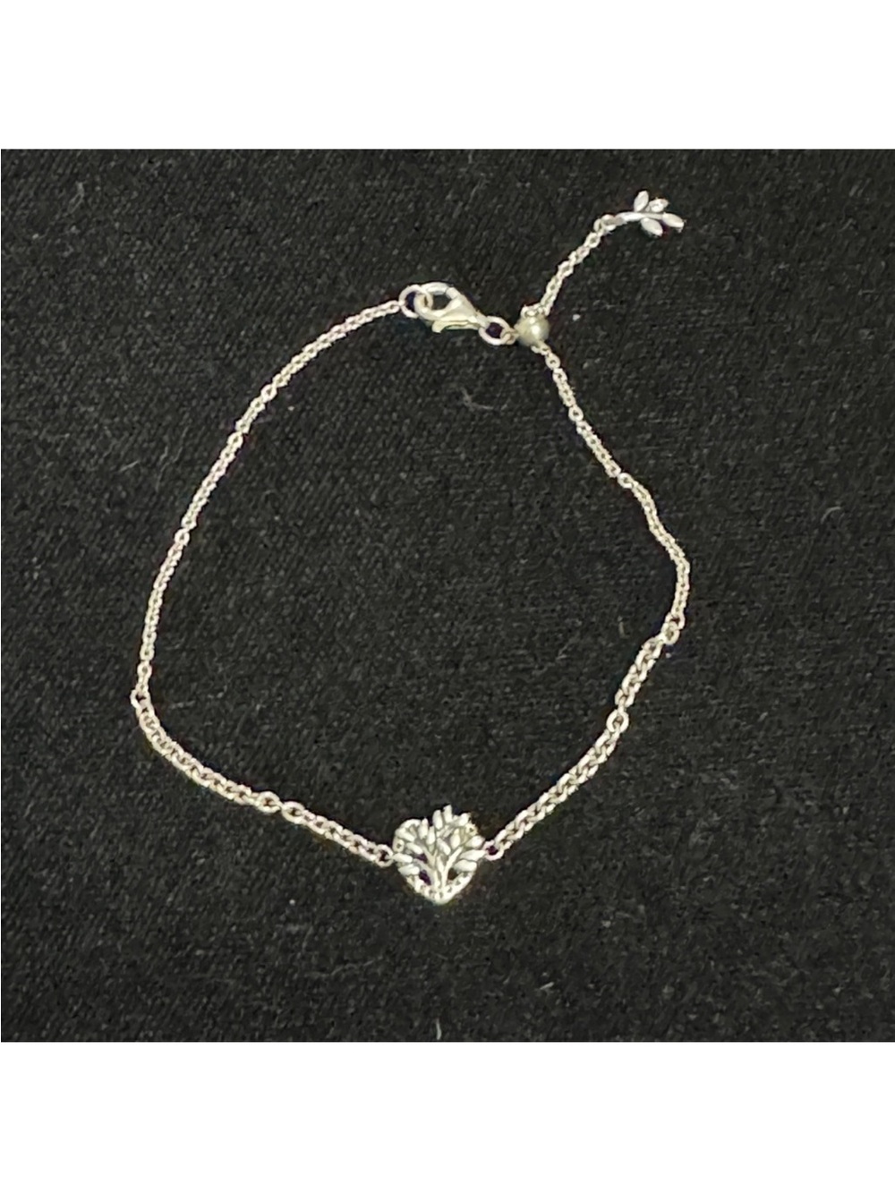 Silver Tree Charm Bracelet